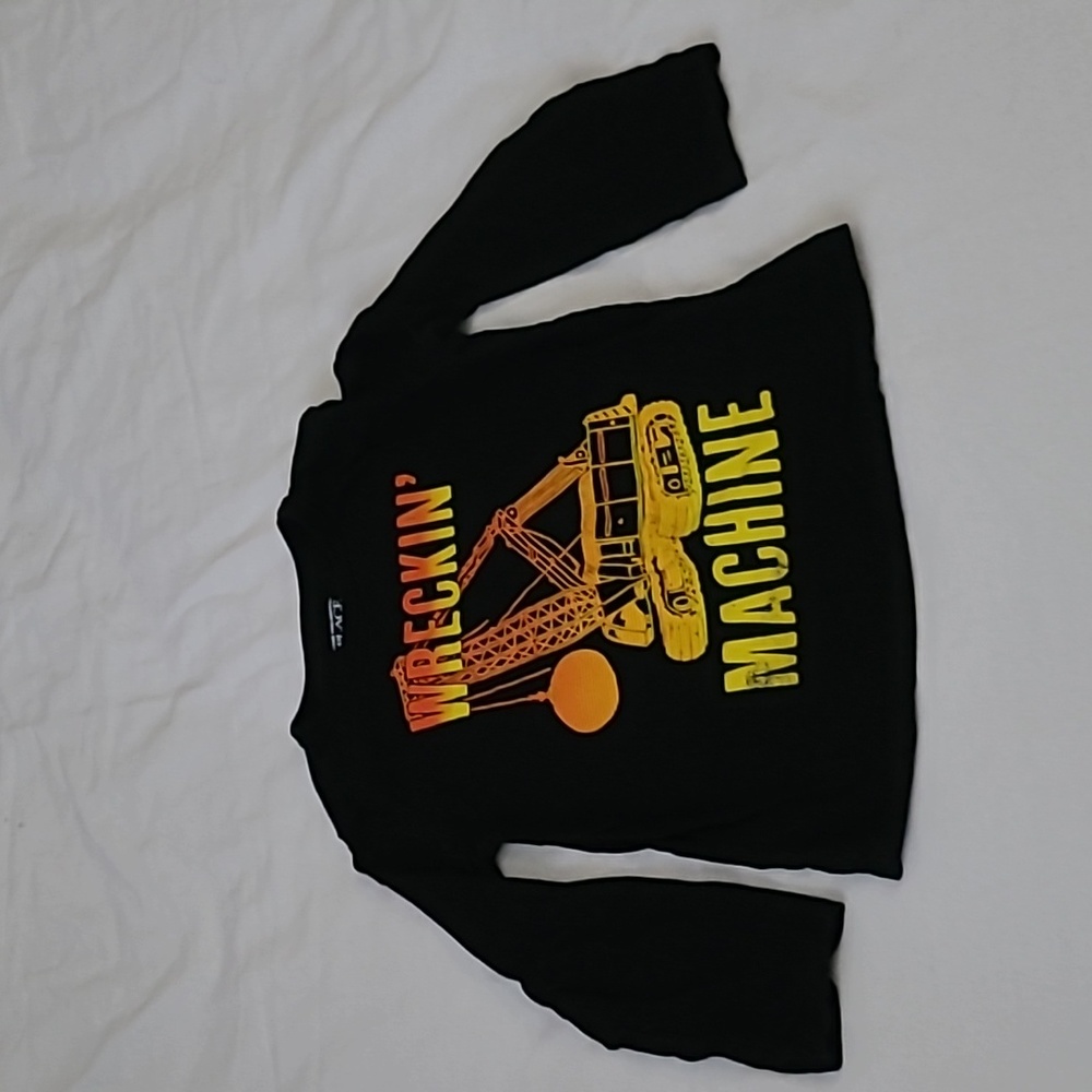 💥5/$25 the Children's Place Boys 4T Black Long Sleeve Shirt Top